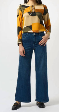 Joseph Ribkoff - Goldie Classic Wide Leg Stretch Jeans