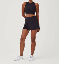 Spanx - Contour Rib Mock Neck Crop Top