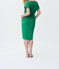 Joseph Ribkoff - Sheath Knee-length Belted Dress