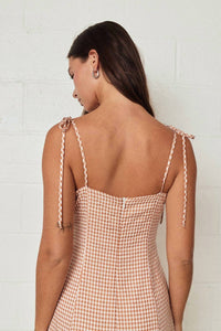 Papermoon - Brunch Babe Gingham Mini Dress