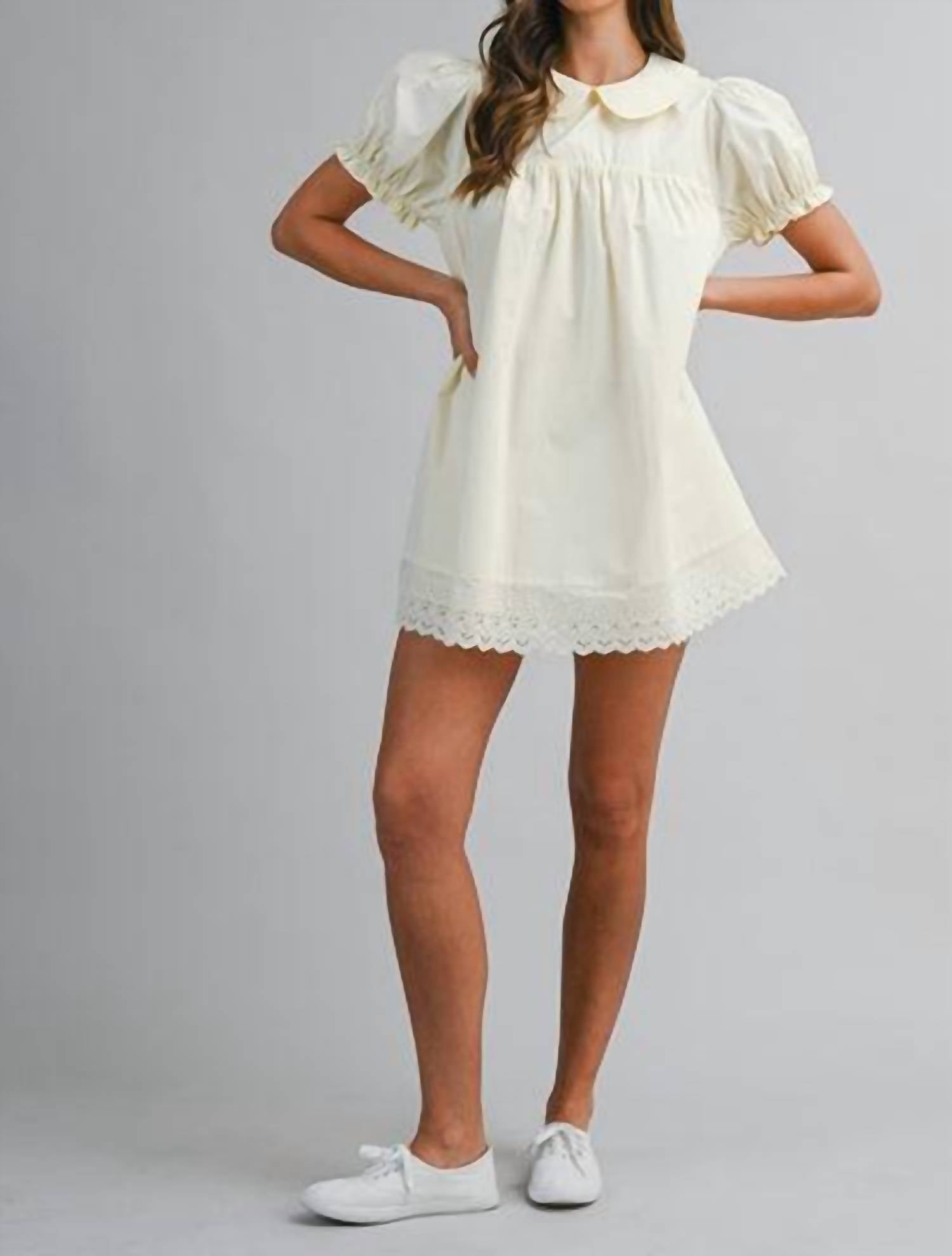 Mable - Sweet Buttercup Mini Dress