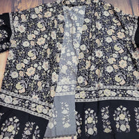 Papillon Women's Floral Print Coverup - women's swimwear - alternate view