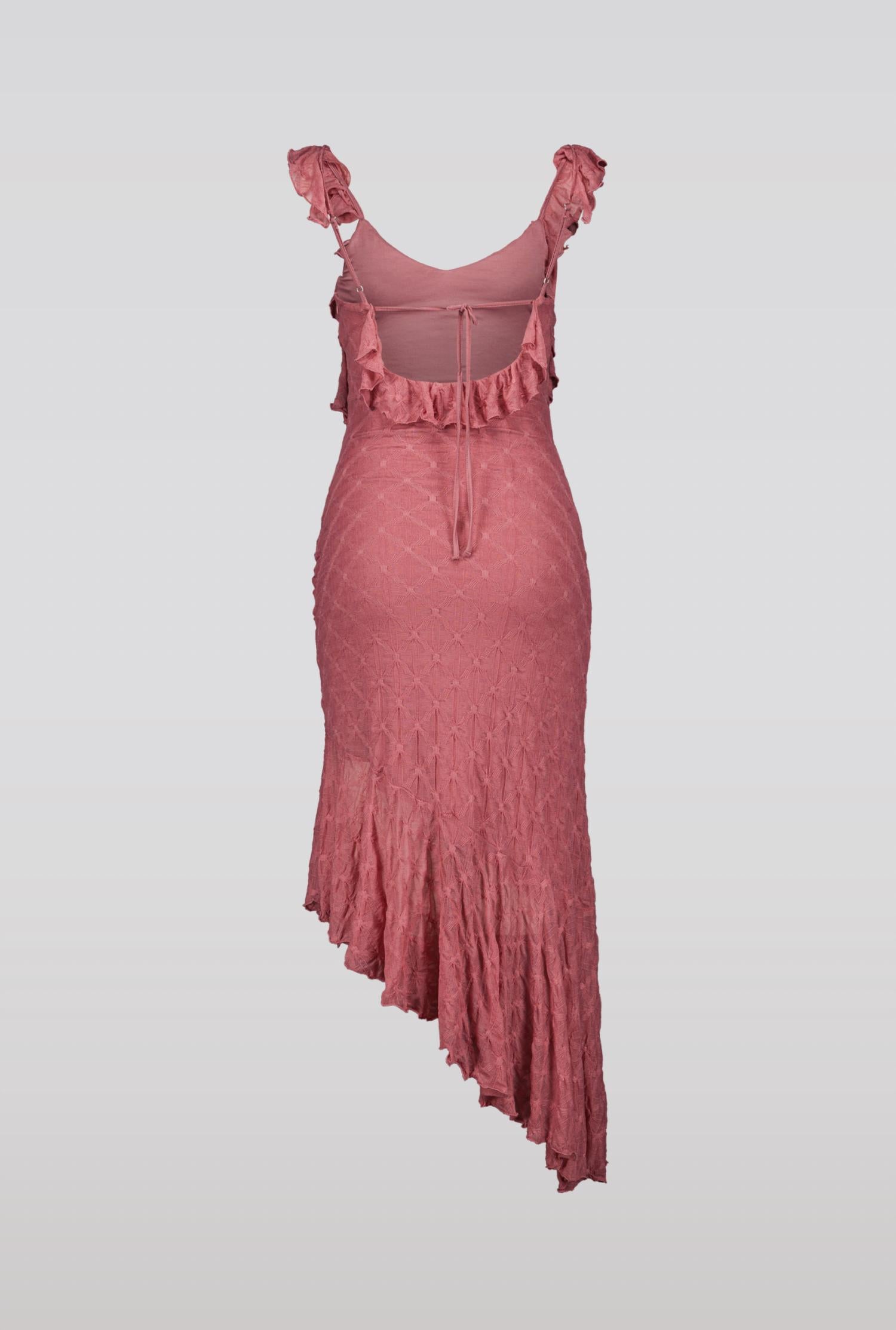 Saemdi - Women's Crinkled Jersey Dress