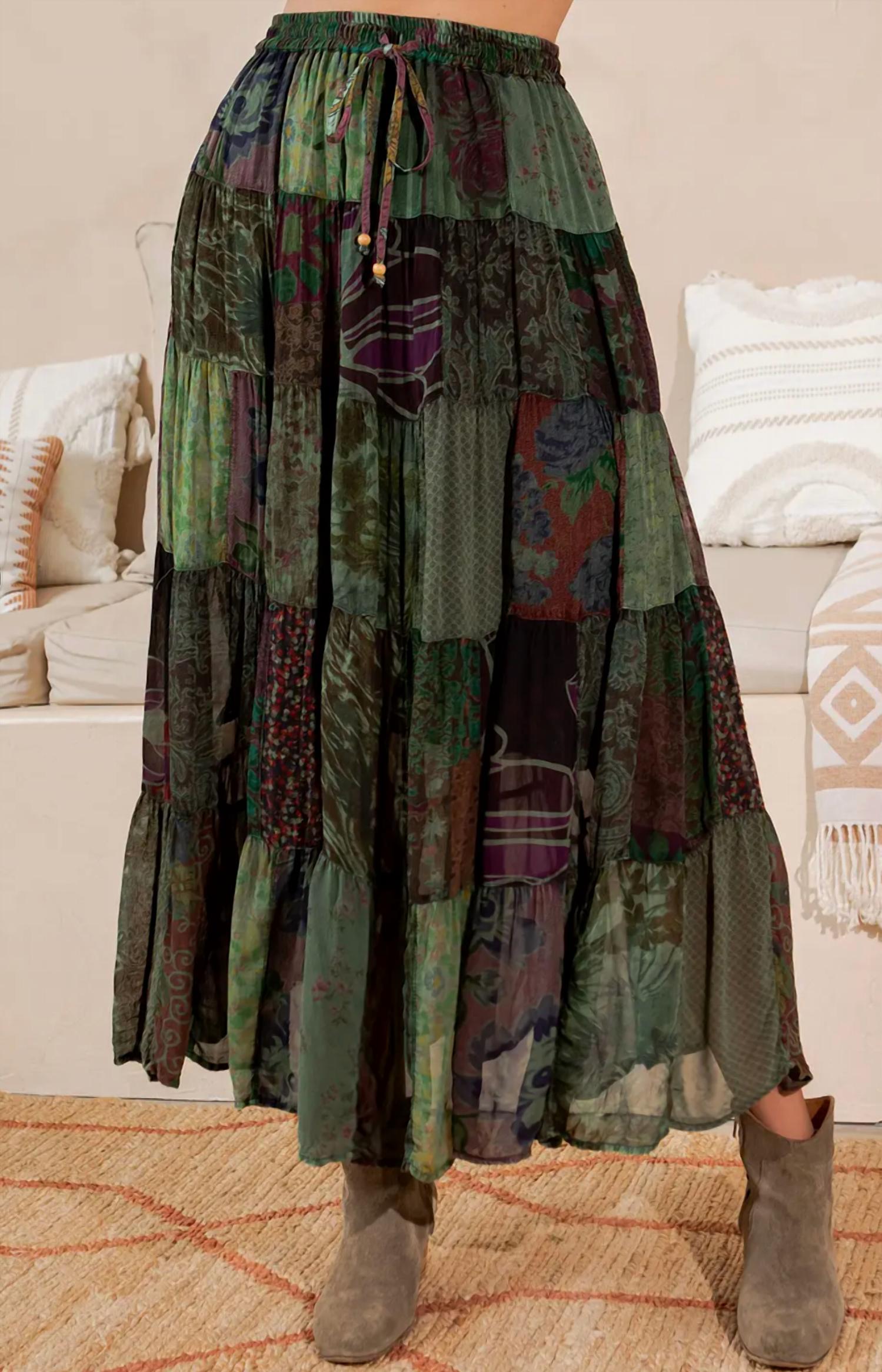 Young Threads - Patchwork Maxi Skirt