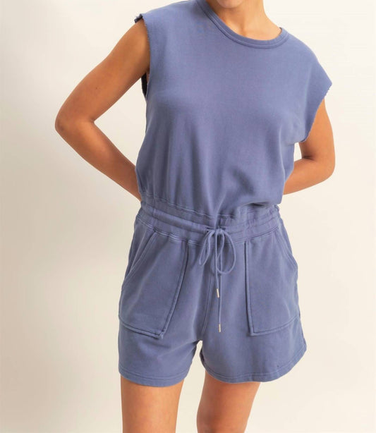 Hyfve - Penelope Sleeveless Drawstring Waist Romper