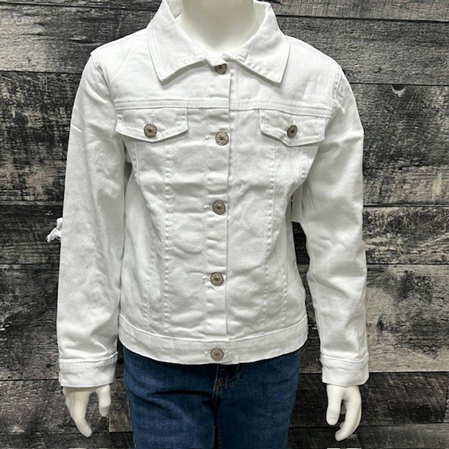 Bratti Mati - Kids Denim Fringe Jacket