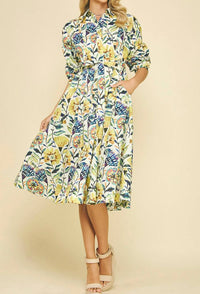 PINCH Spring Forward Dress in multi - women's dress - detail view