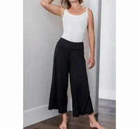 Yala - Delia Jaden Wide Leg Cropped Organic Bamboo Pant