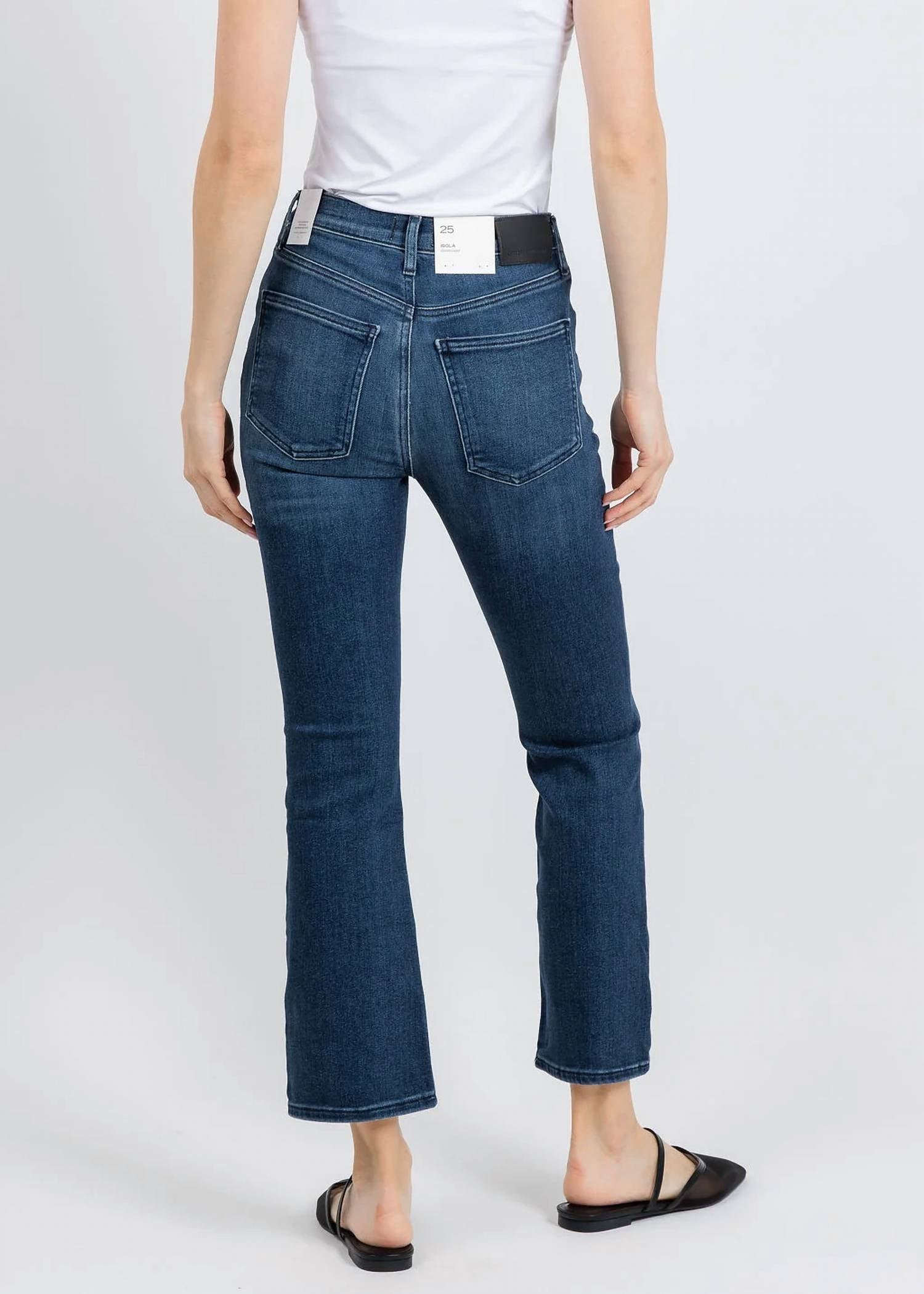 Citizens Of Humanity - Isola Mid Rise Cropped Boot Jeans