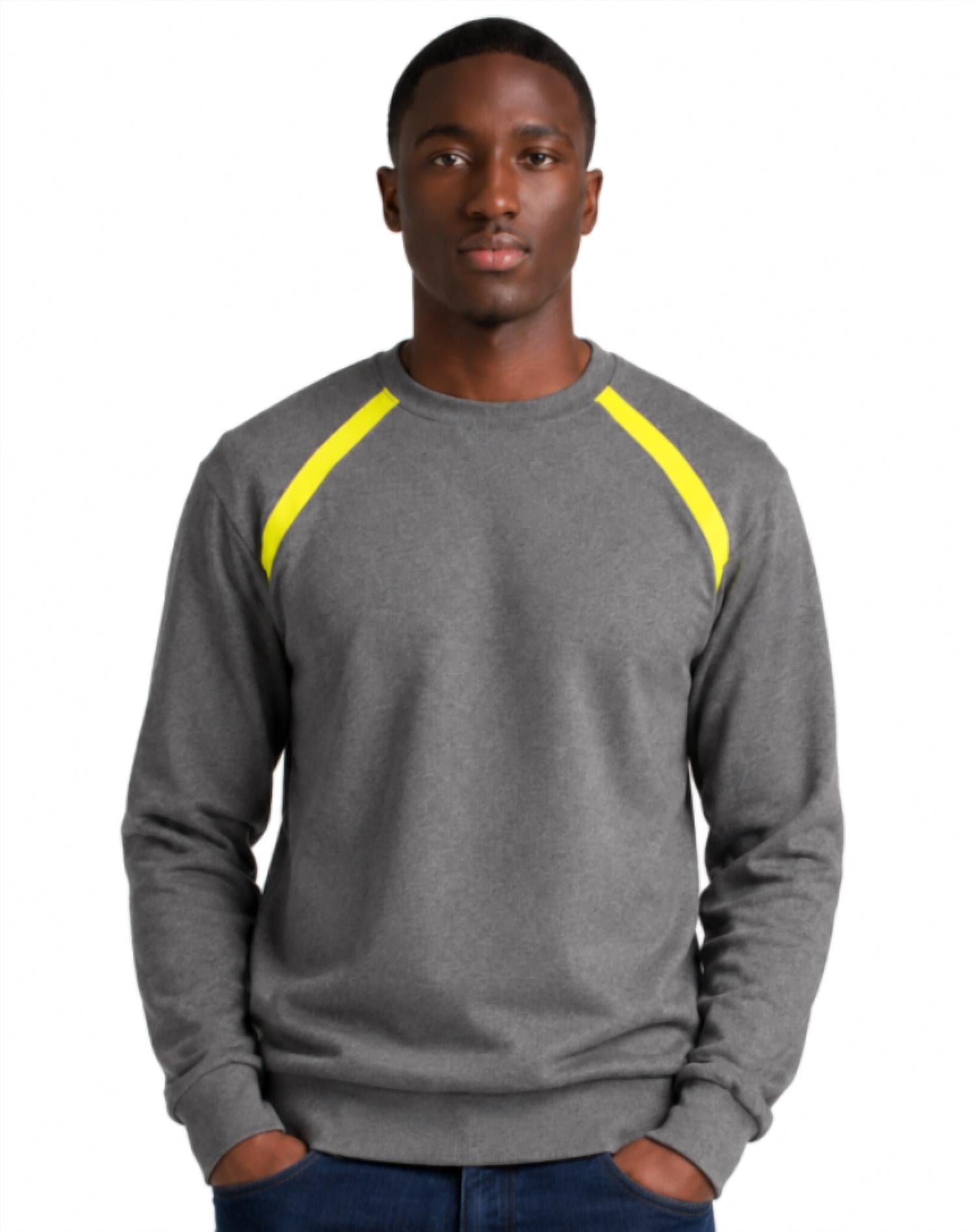 The Athletic Side Of Us - Henry's Sweat Shirt – Organic Fleece With Reflective Accents