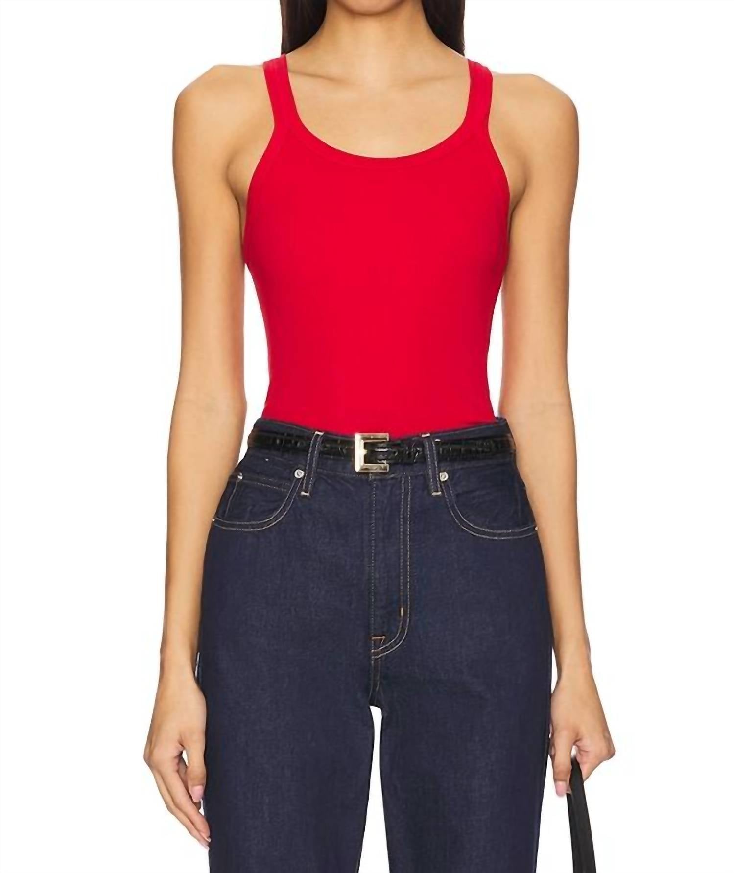 Re/Done - Hanes Ribbed Tank Top