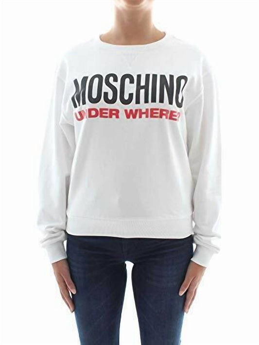 Logo Fleece Cotton Sweatshirt Top