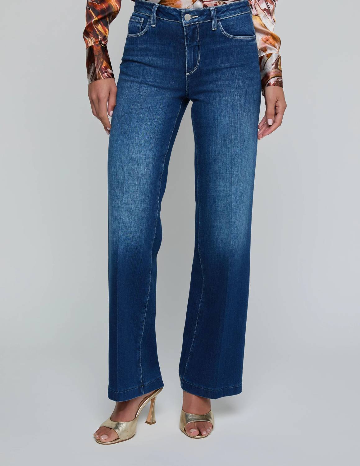 L'Agence - Scottie Wide-leg Jeans