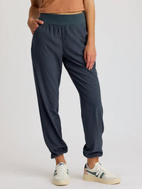 FREE FLY Breeze Flats Pant in storm cloud - women's pants - alternate view