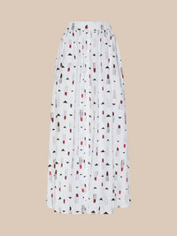 L'Agence - Women's Seina Poplin Midi Skirt