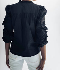Falcon Park - Ruby Peasant Top
