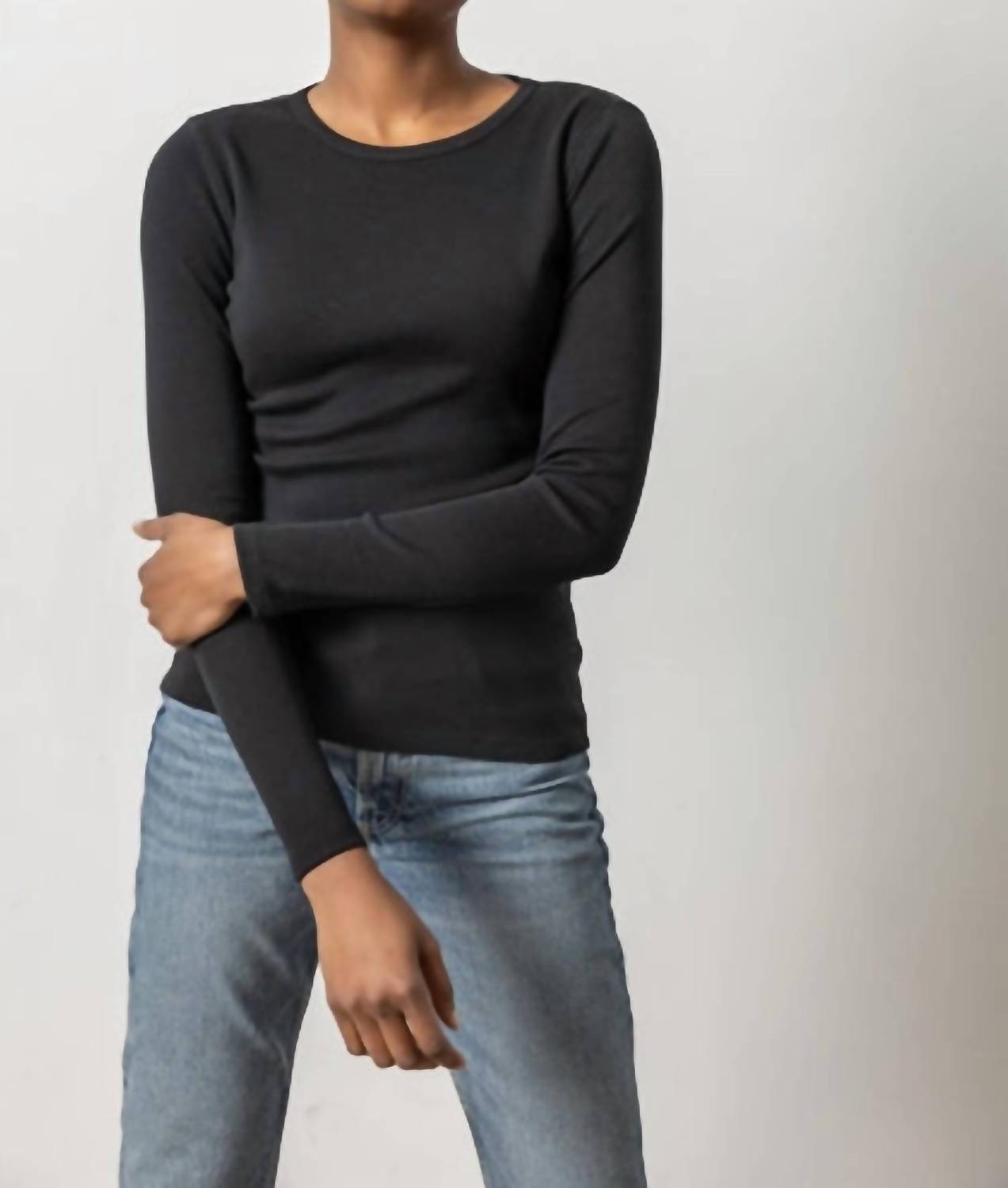 Lilla P - Long Sleeve Crewneck Top