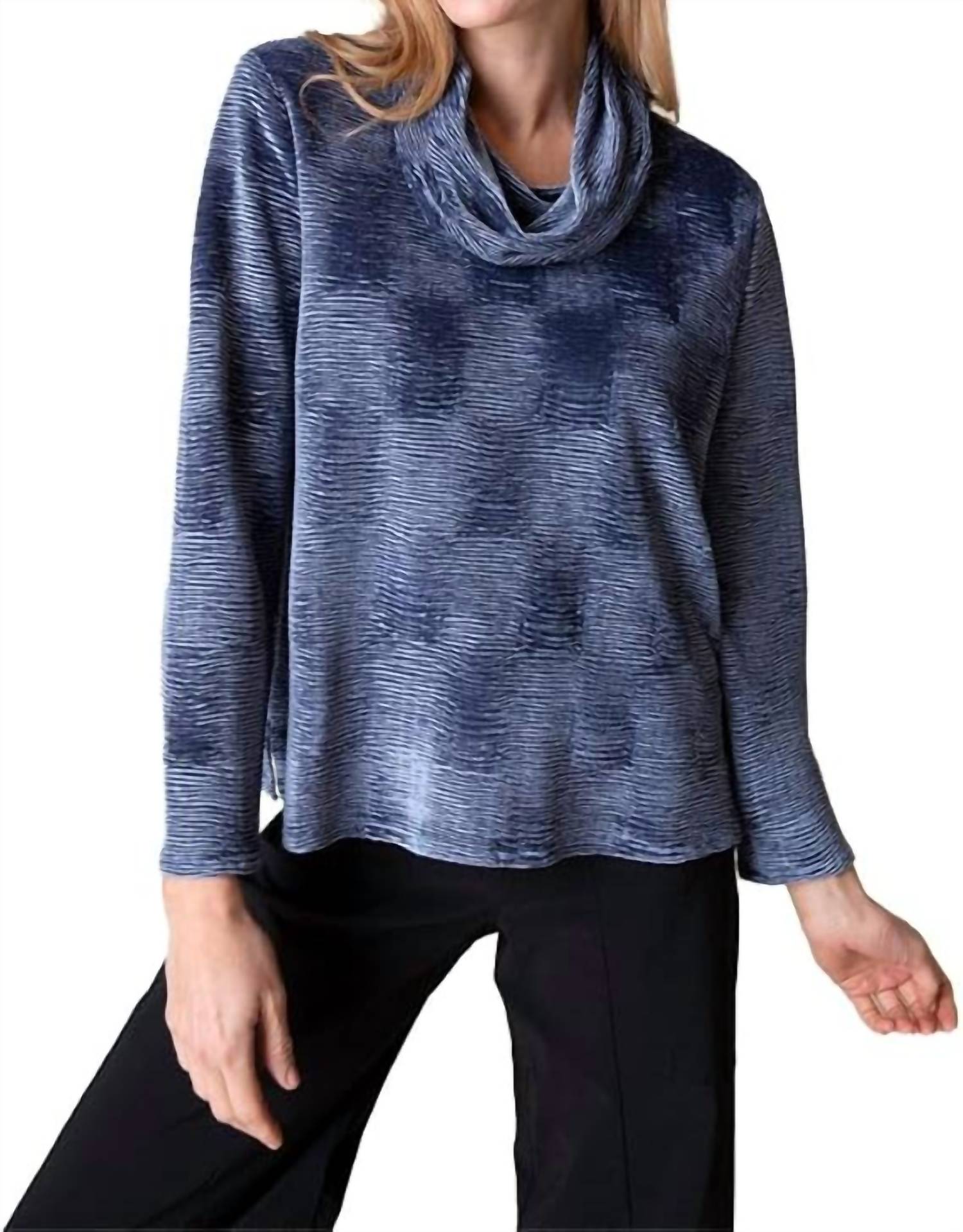 Habitat - Cowl Neck Wavy Top