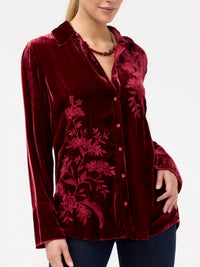 Johnny Was - Molly Velvet Vintage Button Down Shirt