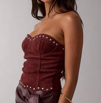 Sky To Moon - Faded Tube Top