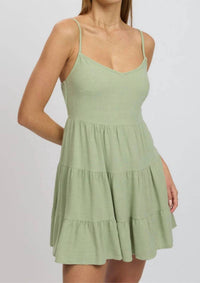 Bobi - Tiered Tank Mini Dress