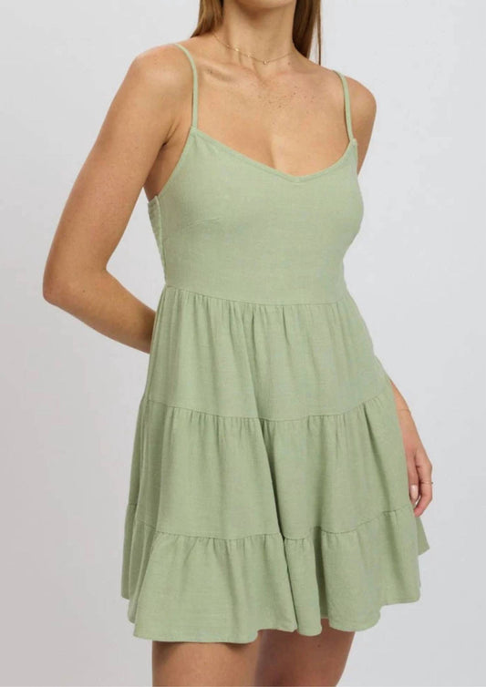 Bobi - Tiered Tank Mini Dress