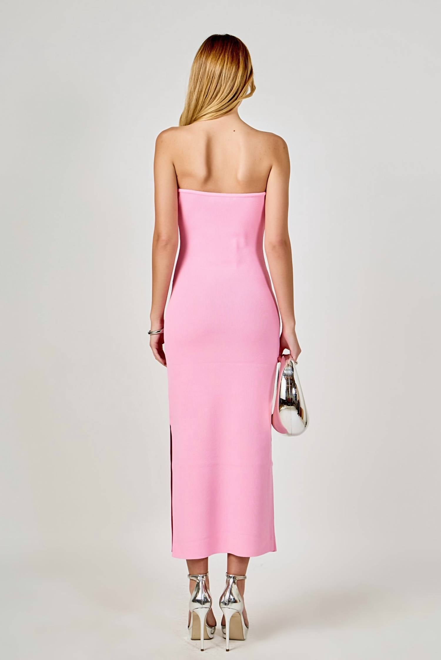 Endless Rose - Curved Knit Midi Dress