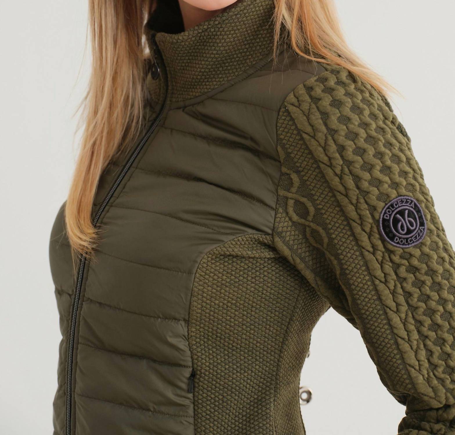 Dolcezza - Knit Long Sleeve Puffer Jacket