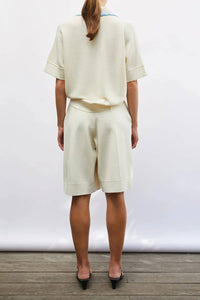 Molli - Duc Rick Rack Edged Collar Polo