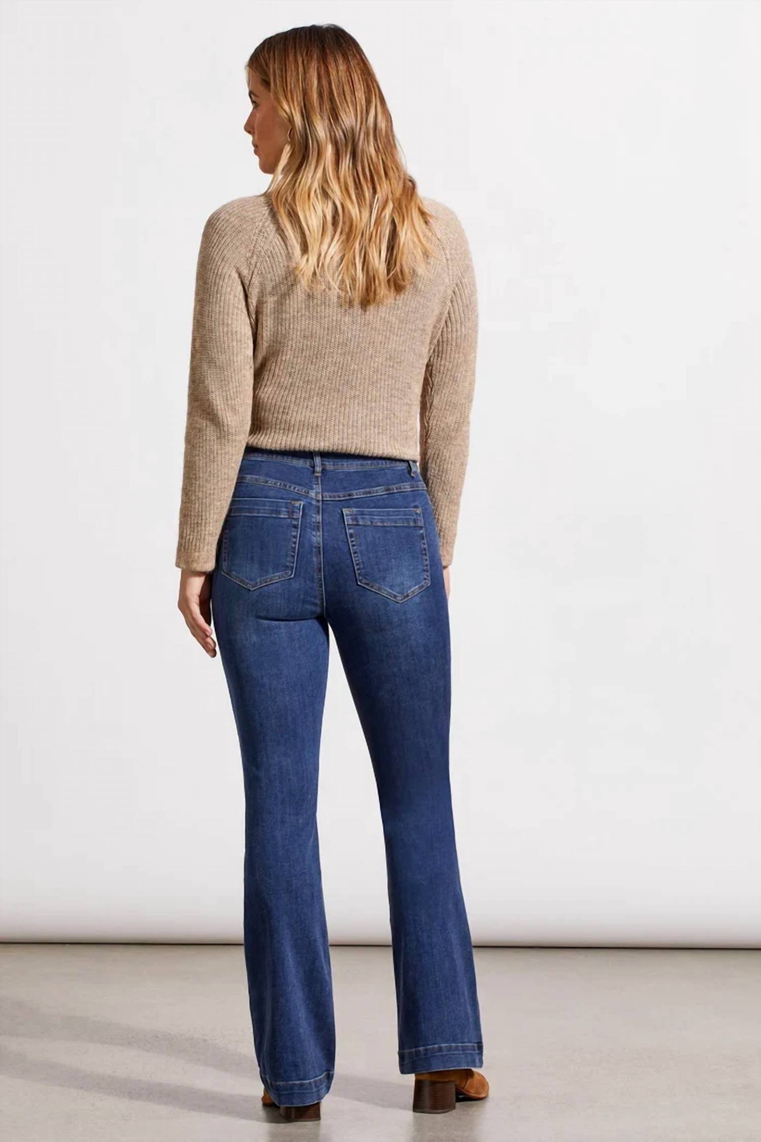 Tribal - Audrey Pull On Flare Jeans