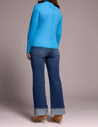 Tribal - Long Sleeve Turtle Neck Top