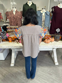 Layerz Clothing - Tatum Gingham Top