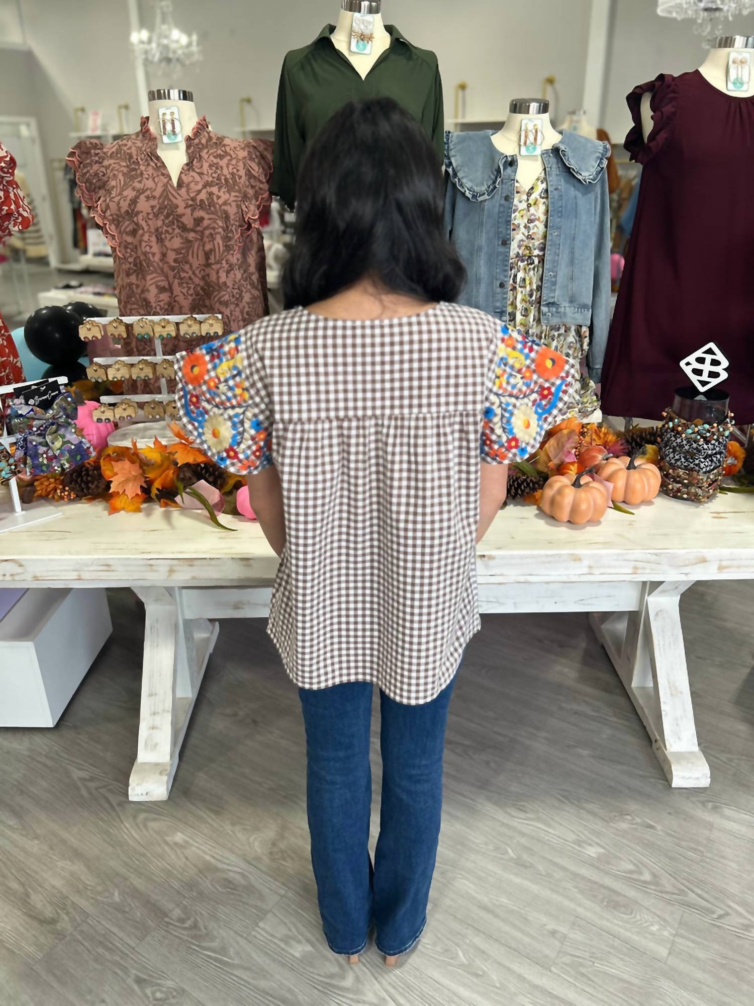 Layerz Clothing - Tatum Gingham Top