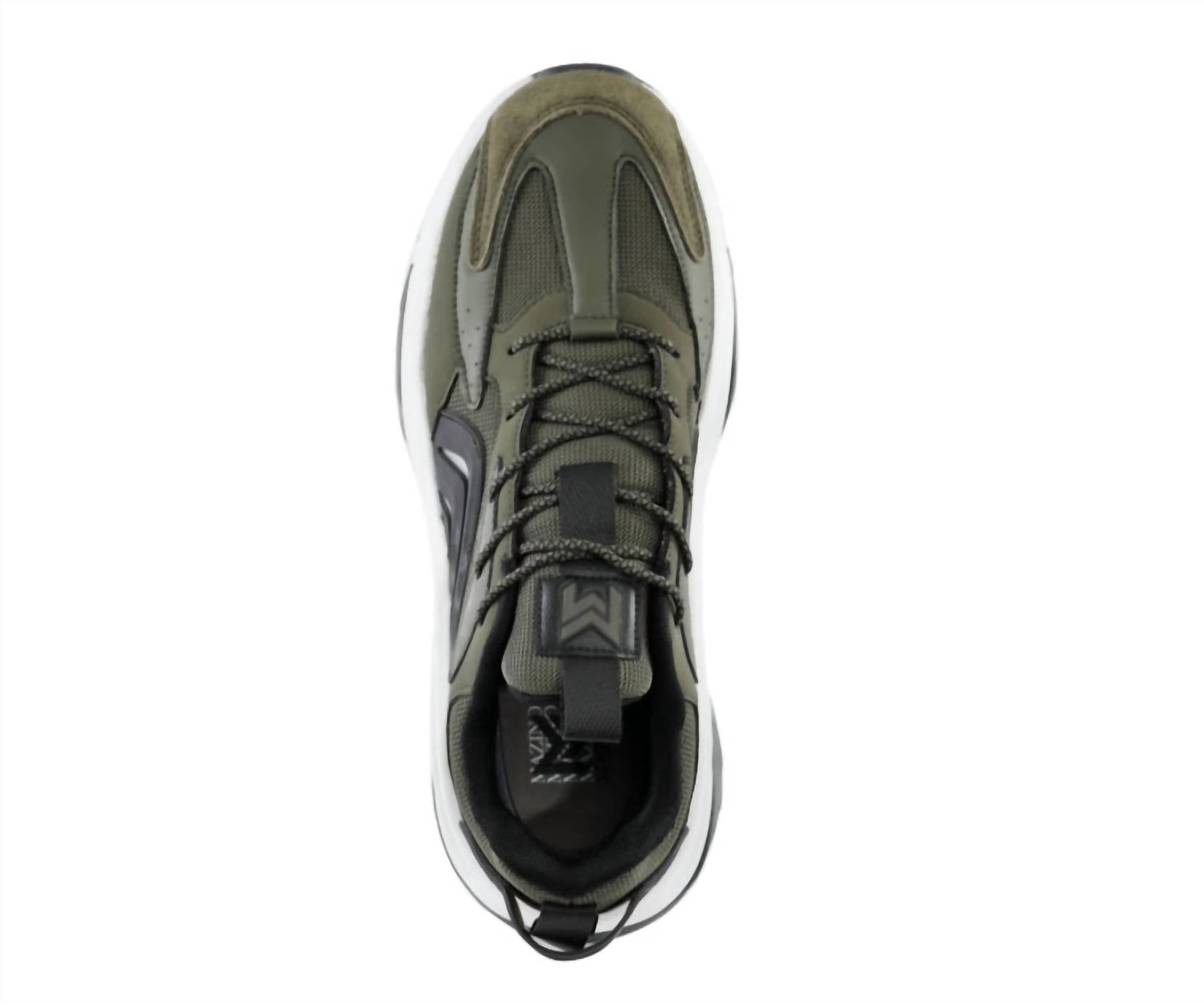 Mazino Men's Heat Sneaker in olive green - men's sneaker - view 4