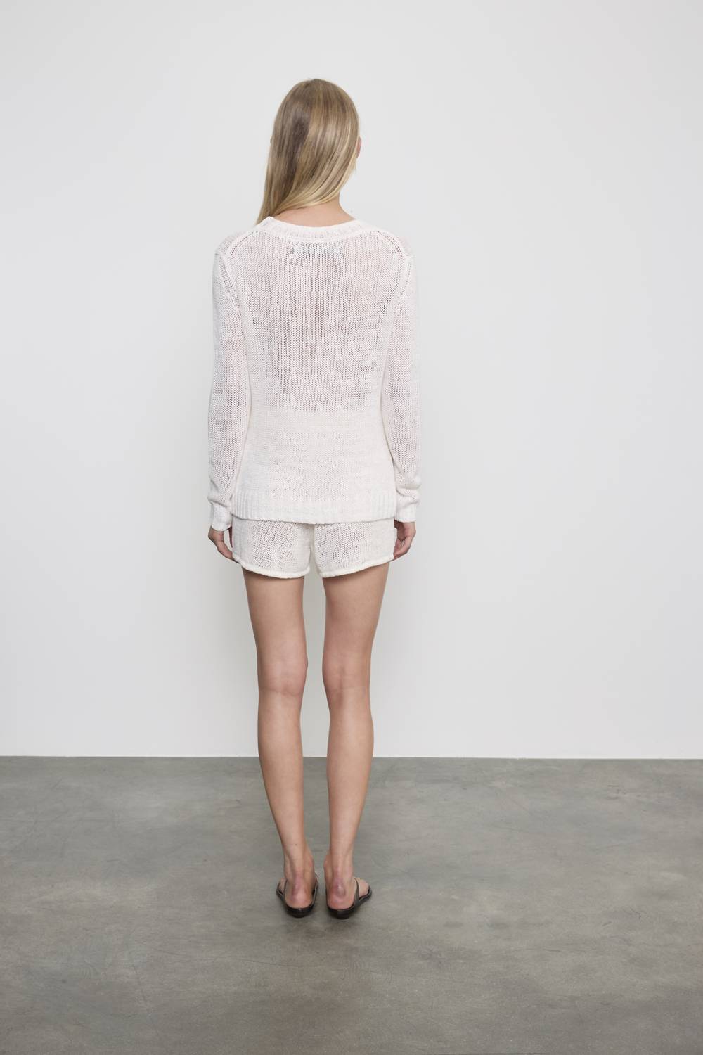 Enza Costa - LINEN OPEN KNIT SHORT