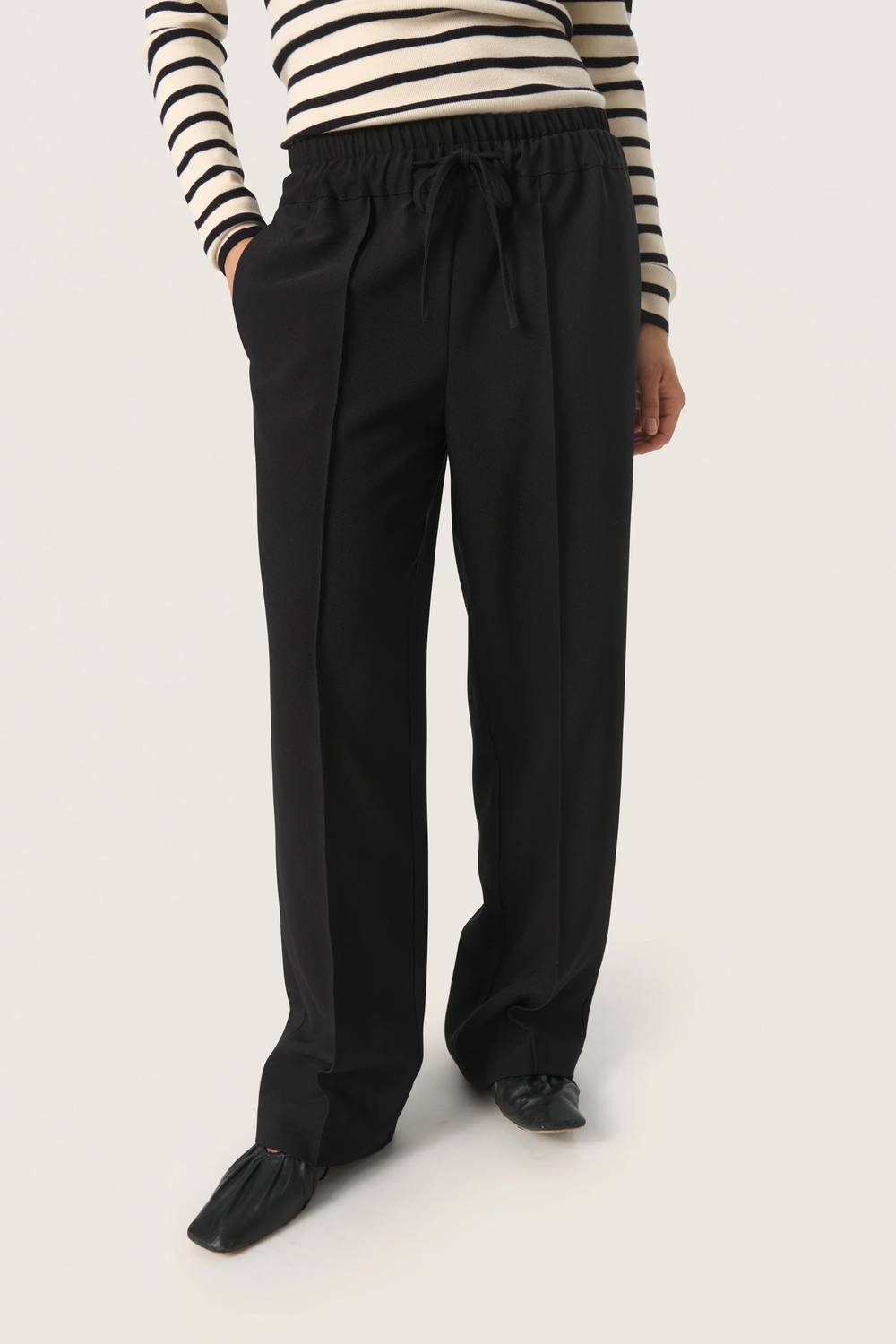 Soaked In Luxury - Slbea Wide Leg Regular Fit Trousers