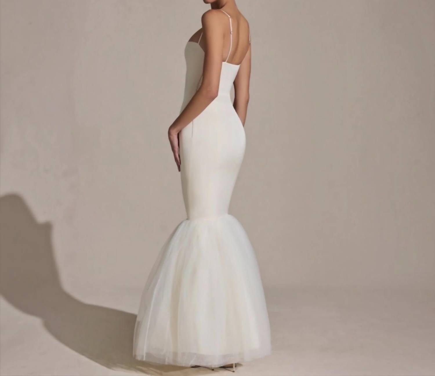 Oh Polly - Adelpha Tulle Hemfishtail Gown
