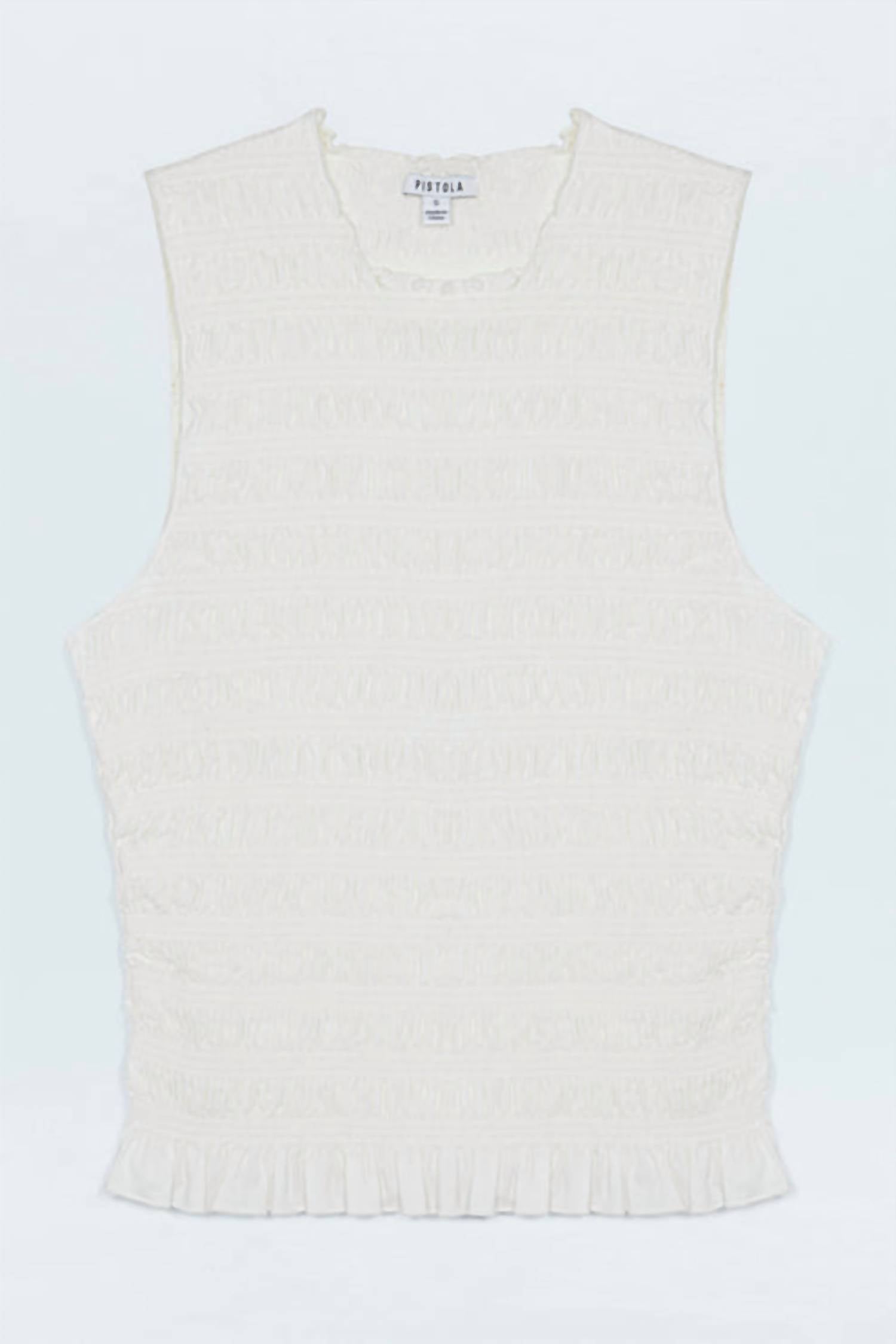 Pistola - Phoebe Smocked Tank Top