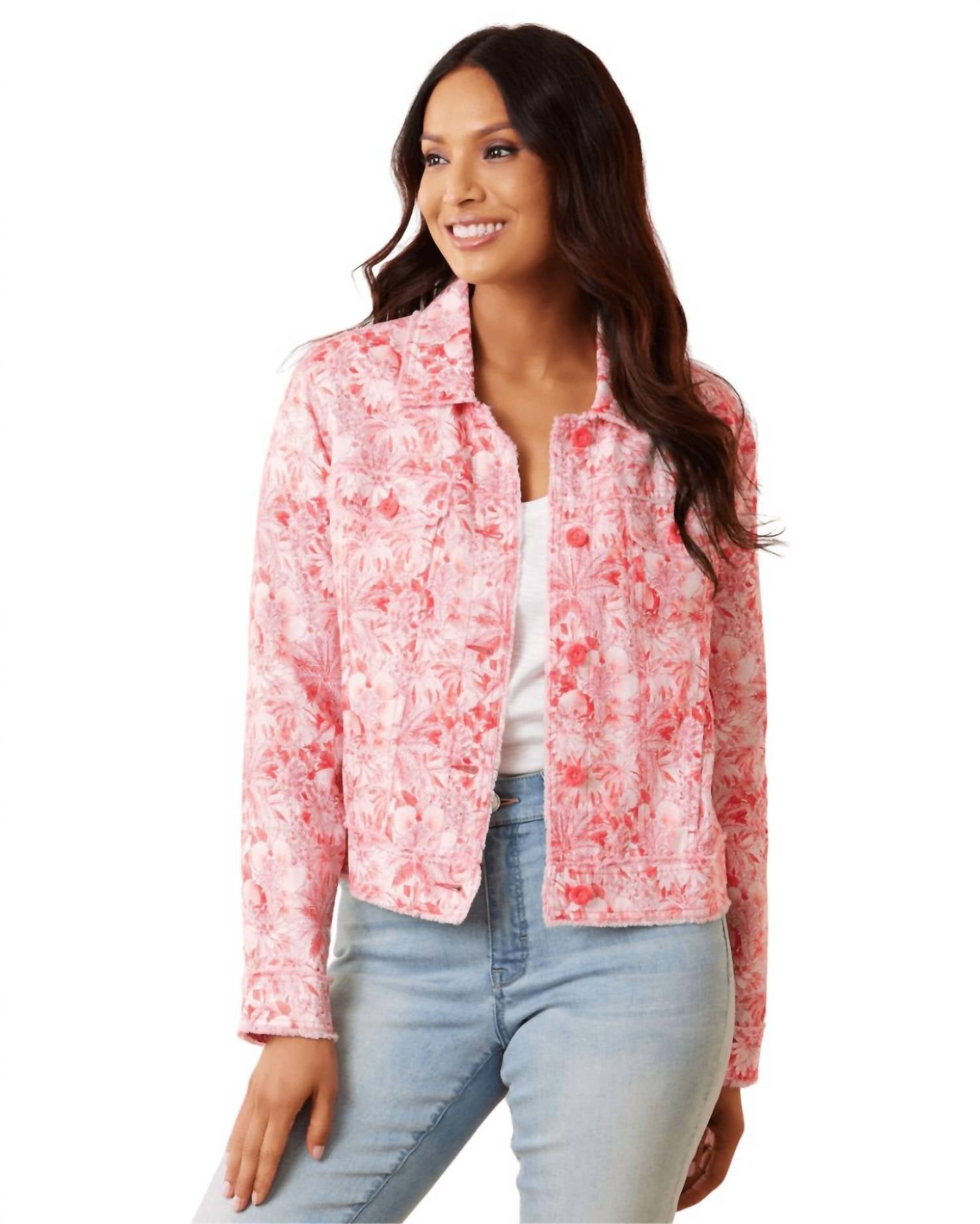 Tommy Bahama - Two Palms Petit Palma Raw-edge Jacket