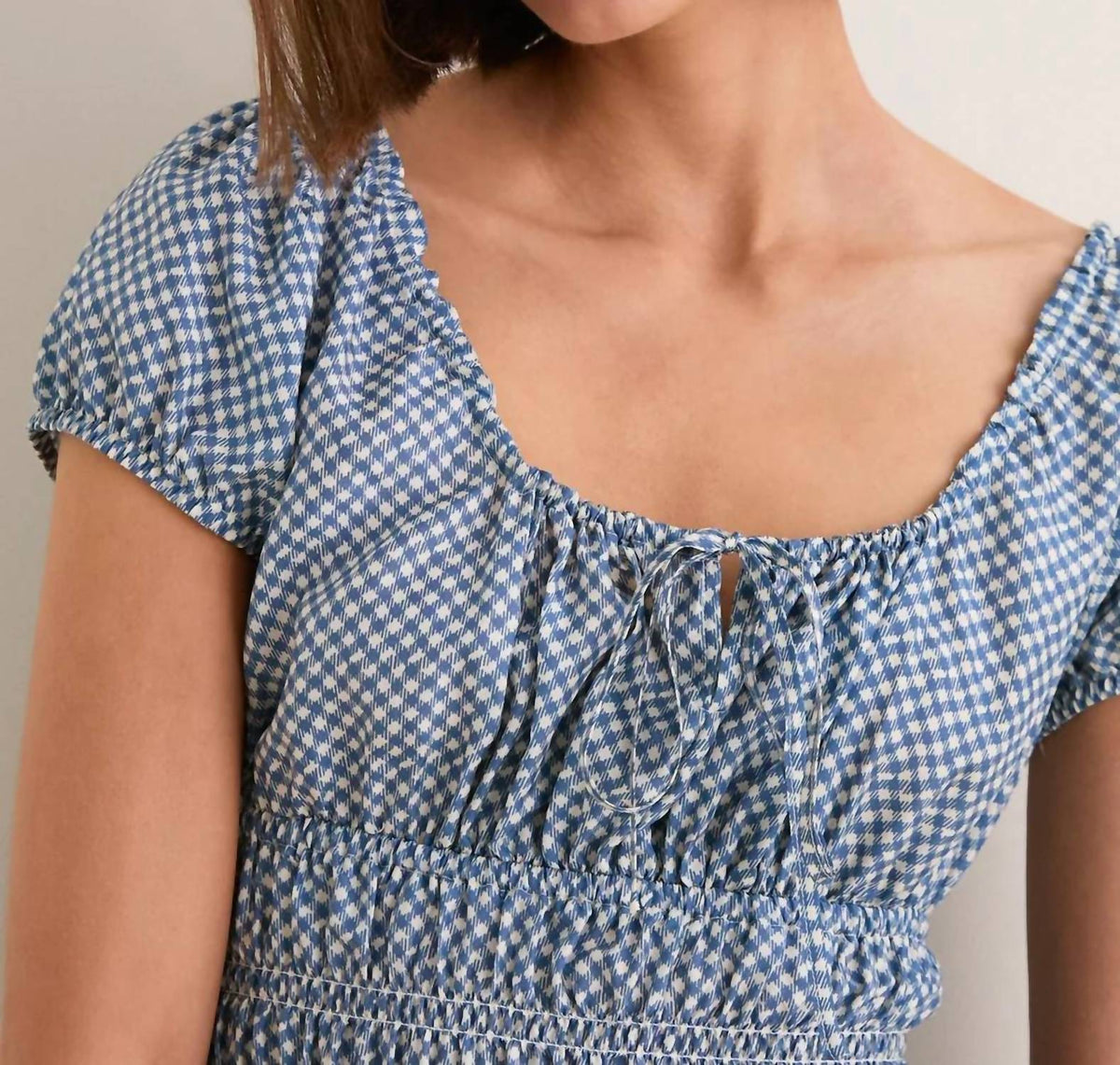 Ciao Lucia - Gingham Aladine Dress