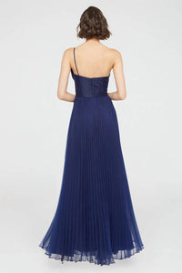 Theia - Delphine Pleated Organza Gown