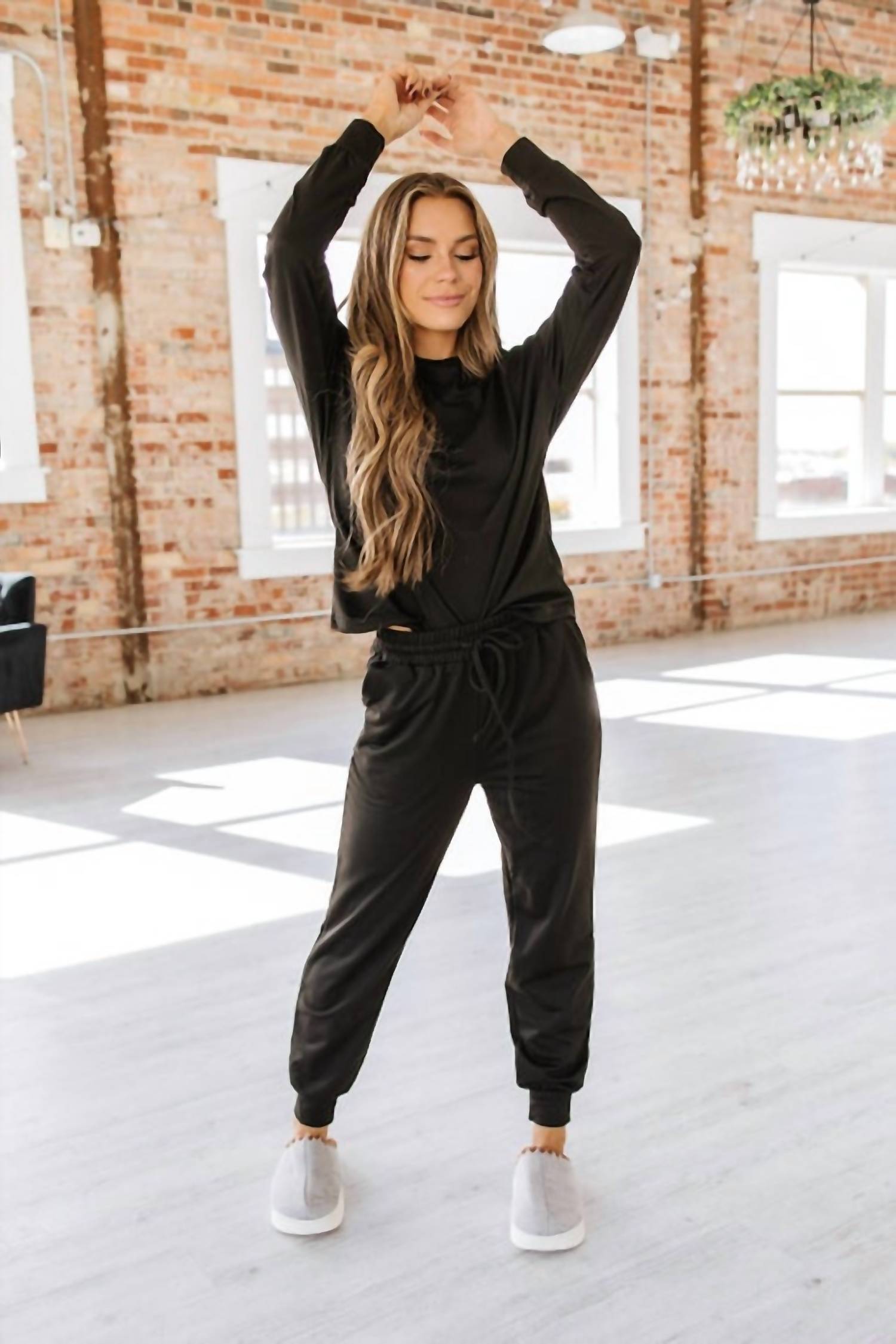 Liam & Company - Long Sleeve Loungewear Set