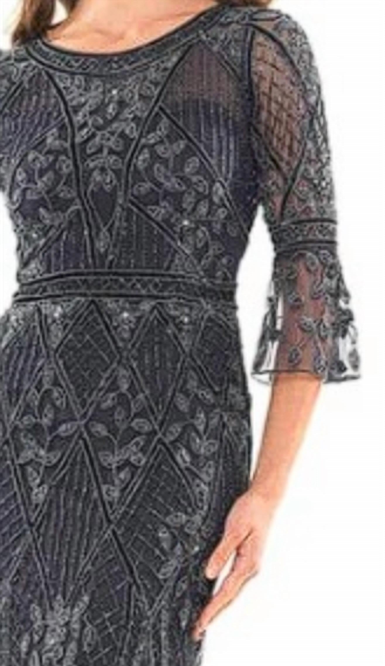 Colors Dress - Beaded Mesh Gown