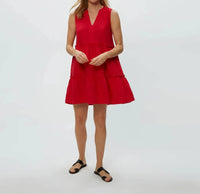 Michael Stars Sandra Knee Length Dress in rumba - women's dress