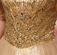 Kiss Kiss Formal - Beaded Bodice Tulle Ball Gown