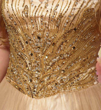 Kiss Kiss Formal - Beaded Bodice Tulle Ball Gown