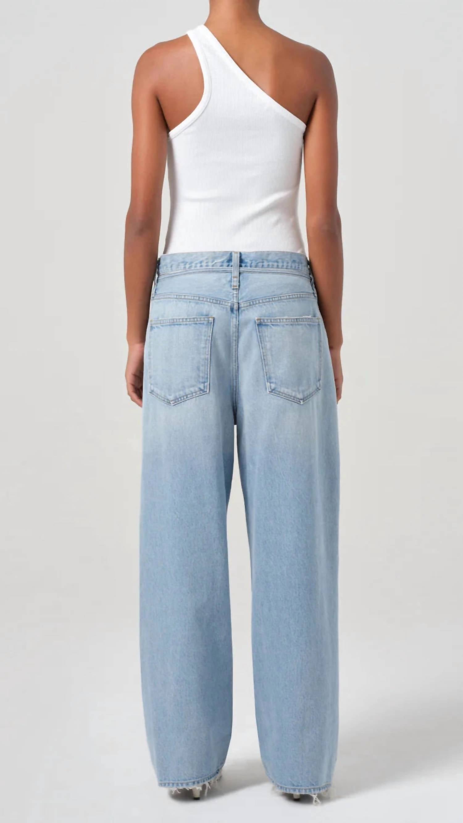 Agolde - Emmi High Rise Wide Leg Belted Jean