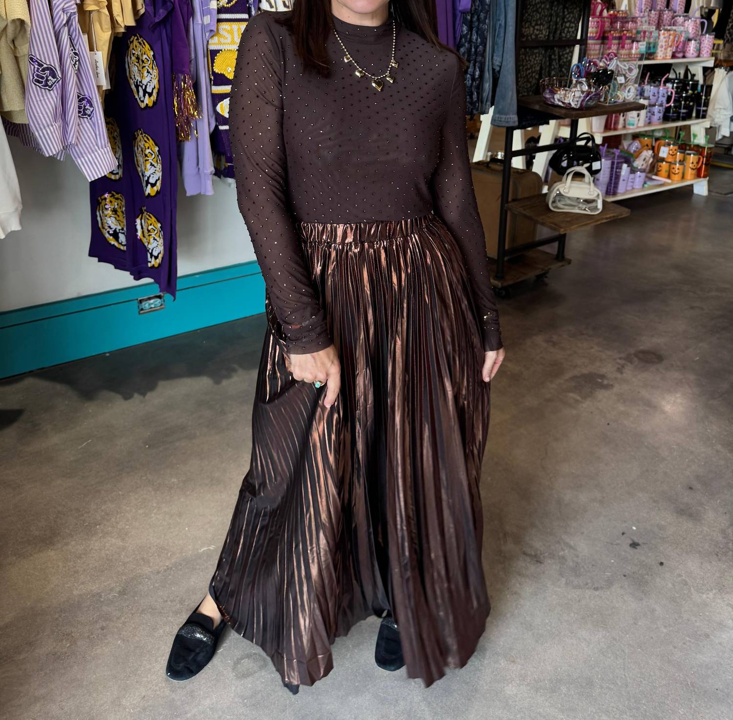 Sofie the Label Alessandra Skirt in brown - women's skirt