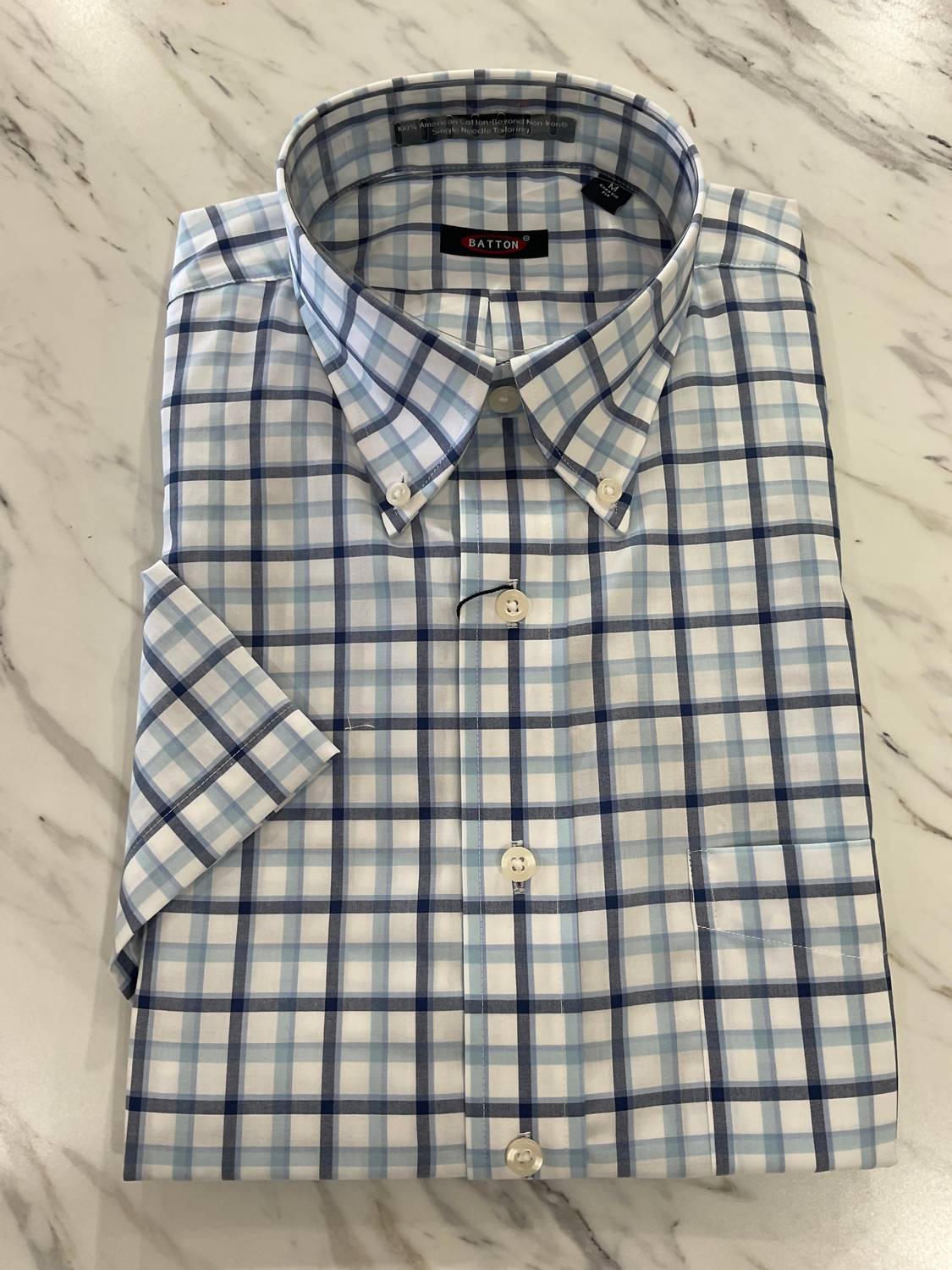 Batton - Men's Peterson Short Sleeve Cotton Shirt