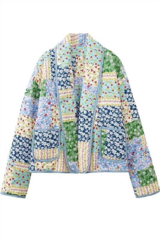 Sundayup - Floral Patchwork Jacket